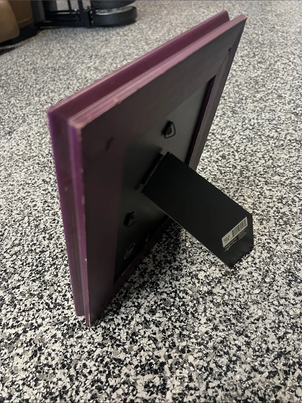 Deep Purple Wood Picture Frame by